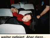 Otter, Lidija (mit lustiger Halskrause) und Herr Lisner (dem haarigen Arm nach zu urteilen)