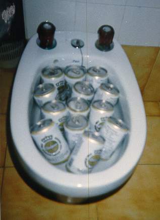 Opa macht die Bowle...